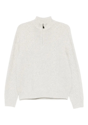 CROQUIS half-high collar long-sleeved sweatshirt - Neutrals