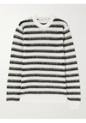 Marni - Striped Wool And Mohair-blend Sweater - Brown - IT38,IT40,IT42,IT44,IT46,IT48