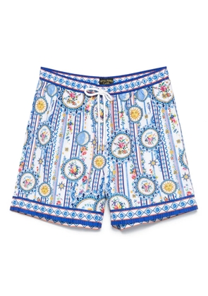 Camilla Tiles Darls swim shorts - White