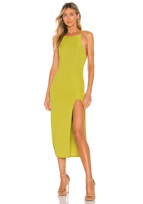 Camila Coelho Shelly Midi Dress in Green. Size L. Also in XL, XXS.