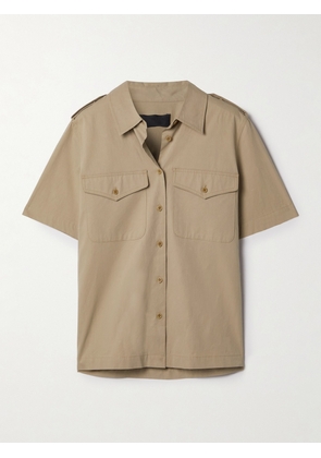 Nili Lotan - Natalie Cotton-poplin Shirt - Neutrals - x small,small,medium,large,x large