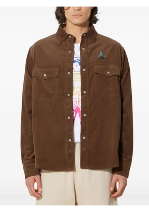 ICECREAM logo-print shirt - Brown