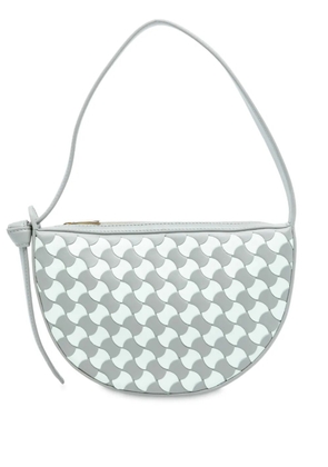 Bottega Veneta Pre-Owned 2012-2025 Mini Leather Intrecciato Sunrise Hobo shoulder bag - Blue