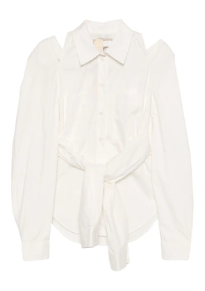 LITKOVSKA twistable long-sleeved shirt - White