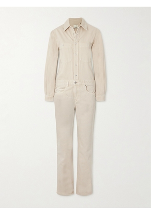 MARANT ÉTOILE - Denim Straight-leg Jumpsuit - Ecru - FR 34,FR 36,FR 38,FR 40,FR 42