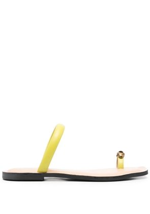 TWINSET rhinestone-embellished sandals - Green