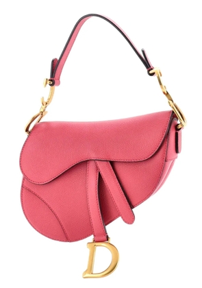Christian Dior Pre-Owned Saddle Handbag Leather Mini shoulder bag - Pink