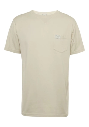 Christian Dior Pre-Owned 1947 embroidered logo t-shirt - Neutrals