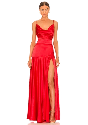 Bronx and Banco x REVOLVE Leo Maxi Dress in Red. Size M. Also in S, XL.