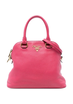 Prada Pre-Owned 2000-2025 Vitello Daino Dome satchel - Pink