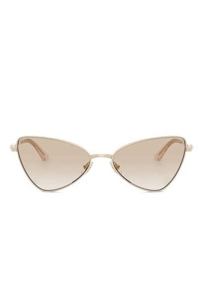 Jimmy Choo Eyewear metal cat-eye sunglasses - Gold