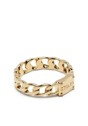 Stolen Girlfriends Club Slim Curb gold ring