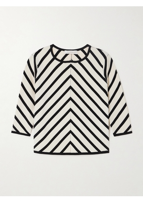 Zimmermann - Natura Striped Stretch-knit Top - Ivory - 00,0,1,2,3,4