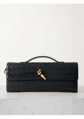 Bottega Veneta - Long Andiamo Intrecciato Leather Clutch - Black - One size