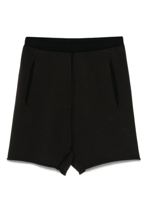 Label Under Construction cotton shorts - Black