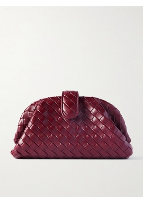 Bottega Veneta - Lauren 1980 Intrecciato Leather Clutch - Burgundy - One size