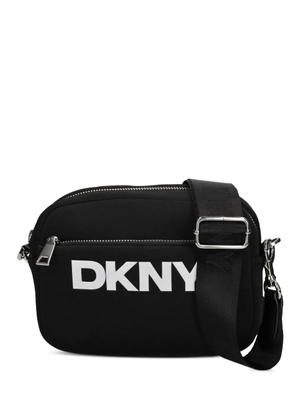 DKNY logo-print cross body bag - Black