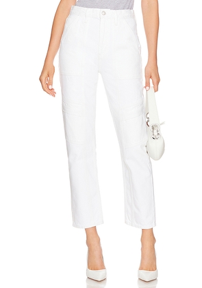 AGOLDE Cooper Cargo Jeans in White. Size 33. Also in 34.