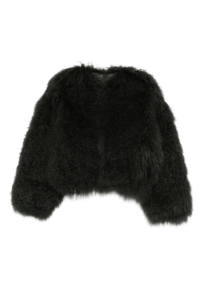 Halfboy faux fur coat - Green