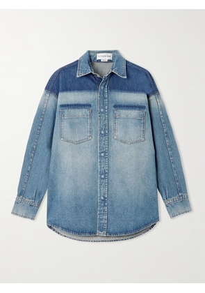 Victoria Beckham - Oversized Denim Shirt - Blue - UK 4,UK 6,UK 8,UK 10,UK 12,UK 14
