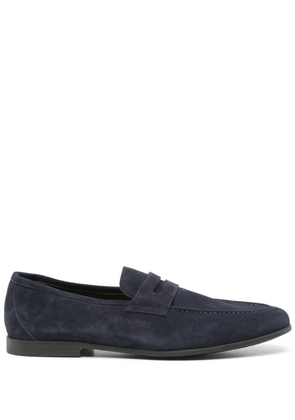 Canali suede loafers - Blue
