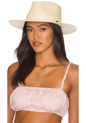 Brixton Marcos Fedora in Beige. Size L. Also in XS.