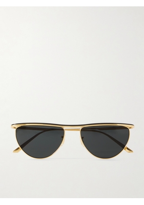 Oliver Peoples - + Khaite 1984c Cat-eye Gold-tone Sunglasses - One size