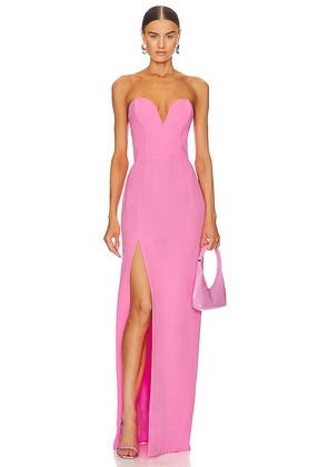 Amanda Uprichard x REVOLVE Cherri Gown in Pink. Size L. Also in M, S, XL, XS.