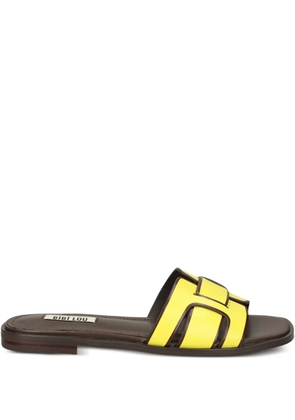 Bibi Lou leather H-strap sandals - Yellow