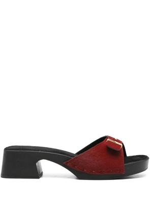 KHAITE 50mm Britt sandals - Red