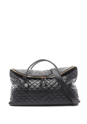 Saint Laurent Pre-Owned 2010s Boston Giant quilted leather tote bag - Black