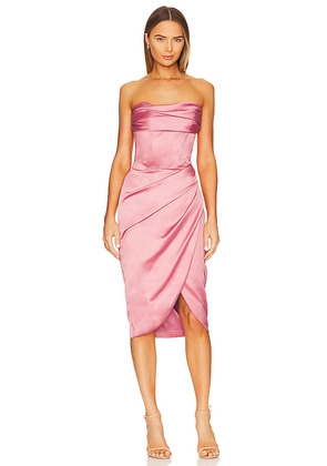 Bardot Jamila Corset Dress in Rose. Size 12. Also in 10, 2.