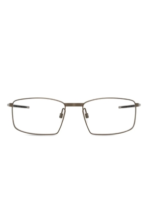 Oakley Burrow rectangle-frame glasses - Grey