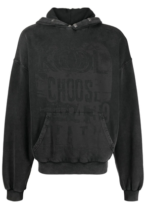 1017 ALYX 9SM graphic-print cotton hoodie - Grey