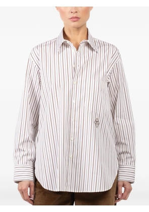Seafarer striped shirt - White