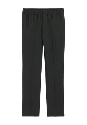 AMI Paris wool elasticated-waist trousers - Black