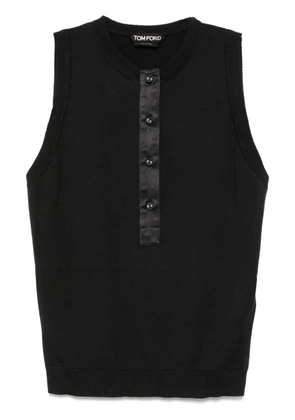 TOM FORD knitted tank top - Black