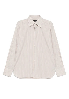 TOM FORD striped shirt - Neutrals