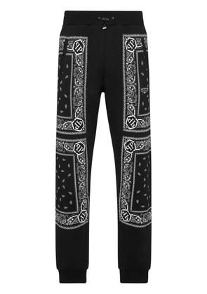 Philipp Plein paisley-print trousers - Black