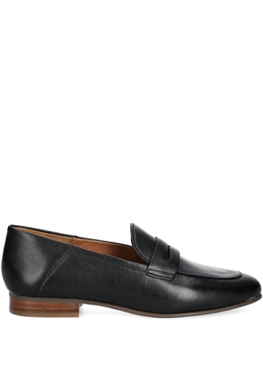 Geox penny leather loafers - Black