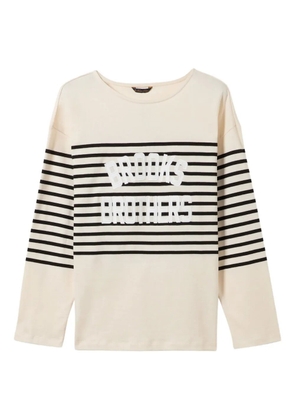 Brooks Brothers logo-embroidered sweatshirt - White