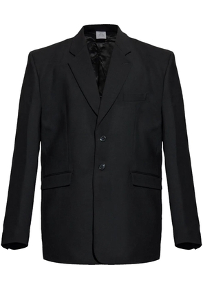 VETEMENTS embroidered blazer - Black