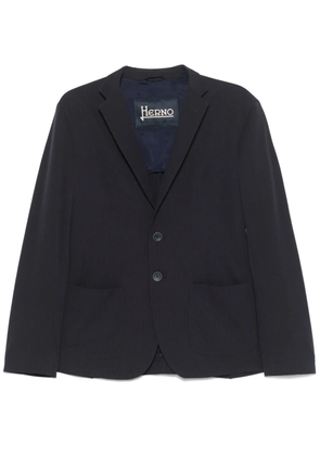 Herno seersucker blazer - Blue