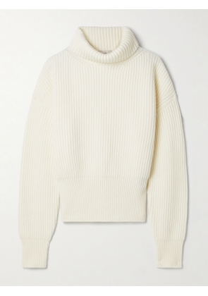 Moncler - Ribbed Wool Turtleneck Sweater - White - xx small,x small,small,medium,large,x large