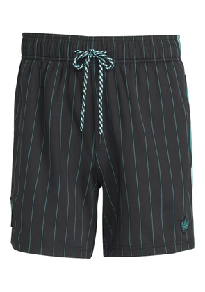 adidas striped shorts - Black