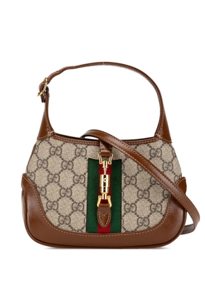 Gucci Pre-Owned 2016-2024 Mini GG Supreme Jackie 1961 crossbody bag - Brown