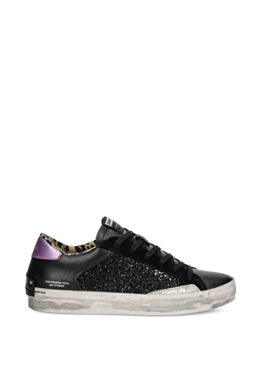 Crime London glitter-embellishment sneakers - Black