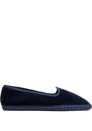 FLABELUS velvet-finish espadrilles - Blue