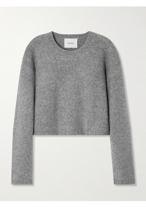 LISA YANG - Hazelle Cropped Cashmere-blend Sweater - Gray - 01,2