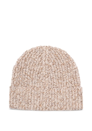 Brunello Cucinelli ribbed-knit beanie - Neutrals